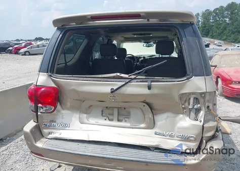 2005 Toyota Sequoia Limited V8 из США, поврежденный, VIN 5TDBT48A95S256887